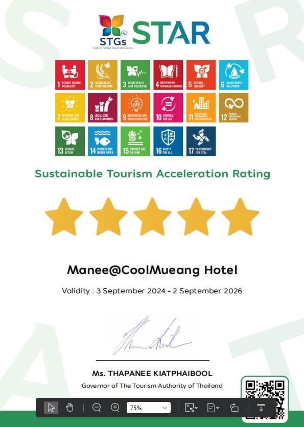 Hotel Manee Cool Mueang Chiang Mai Esterno foto